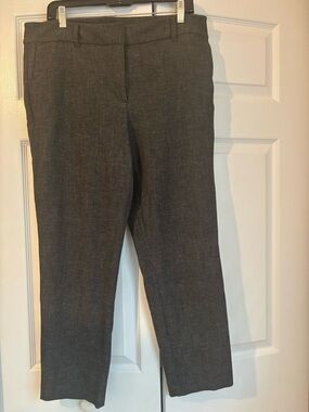 Ann Taylor Factory Dark Gray Ankle Dress Pants - Size 12